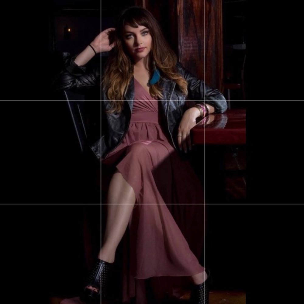 Gorgeous, Sheer Rose Dress